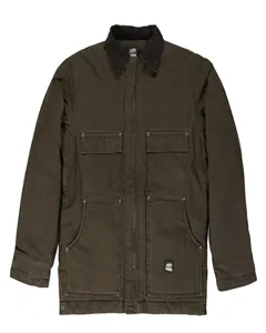 CH377T Berne Mens Tall Highland Washed Chore Coat
