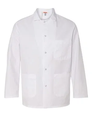 0406 Chef Designs Gripper Front Short Butcher Coat