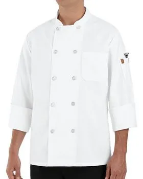 0415 Chef Designs Ten Pearl Button Chef Coat