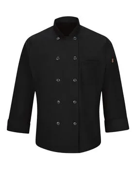 042X Chef Designs Mimix Chef Coat with OilBlok