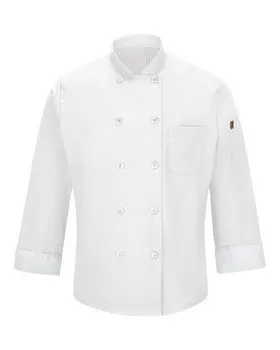 042X Chef Designs Mimix Chef Coat with OilBlok