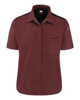 501W Chef Designs Womens Poplin Airflow Cook Shirt with OilBlok