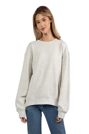 496 chicka-d Ladies Old School Crew Sweatshirt