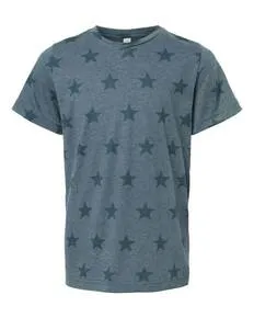 2229 Code Five Youth Star Print Tee