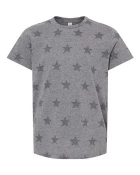 2229 Code Five Youth Star Print Tee