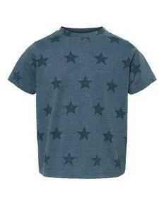 3029 Code Five Toddler Star Print Tee