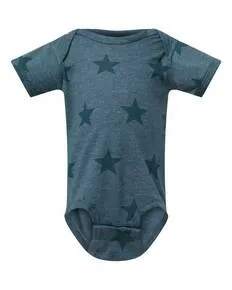 4329 Code Five Infant Star Print Bodysuit