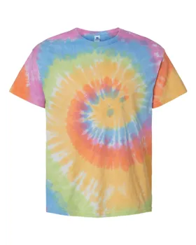 1000 Colortone Multi-Color Tie-Dyed T-Shirt