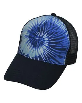 9200 Colortone Tie-Dyed 5-Panel Trucker Cap