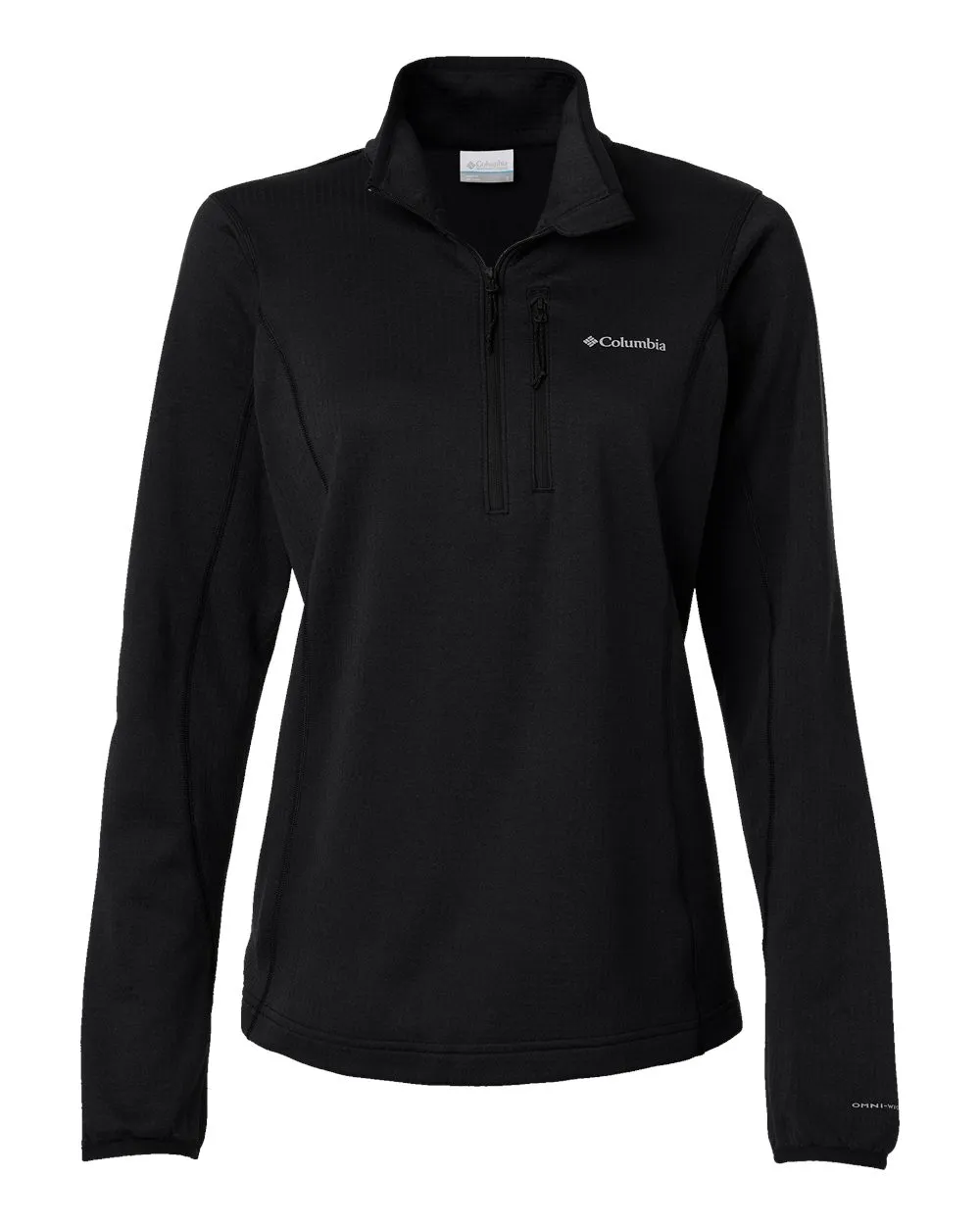 213624 Columbia Womens Essential Hike Grid Fleece Half-Zip Pullover
