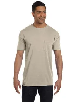 6030 Comfort Colors 100% Cotton Garment-Dyed Pocket T-Shirt 6030 Comfort Colors 100% Cotton Garment-Dyed Pocket T-Shirt