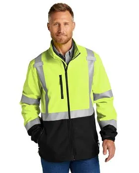 CSJ503 CornerStone ANSI 107 Class 3 Soft Shell Jacket