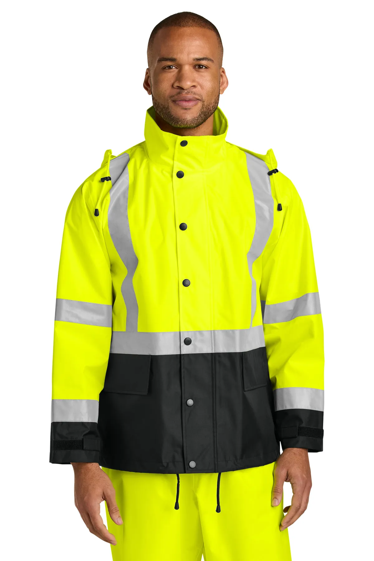 CSJ504 CornerStone ANSI 107 Class 3 Rain Jacket