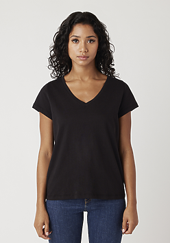 W1247 Cotton Heritage Womens V-Neck T-shirt