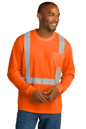 CS201 CornerStone ANSI 107 Class 2 Mesh Long Sleeve Tee.