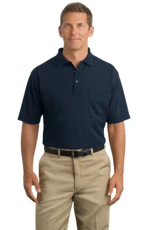 CS402P CornerStone - Industrial Pocket Pique Polo.