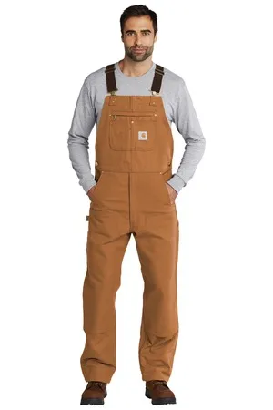 CT102776 Carhartt Duck Unlined Bib Overalls.