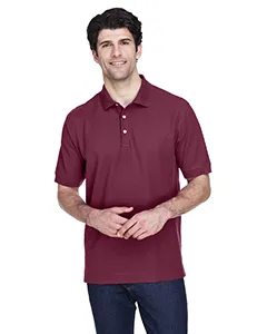 D100 Devon & Jones Mens Pima Piqué Short-Sleeve Polo