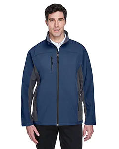 D997 Devon & Jones Mens Soft Shell Colorblock Jacket
