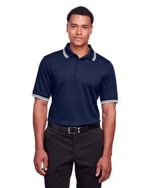DG20C Devon & Jones Mens CrownLux Performance Plaited Tipped Polo