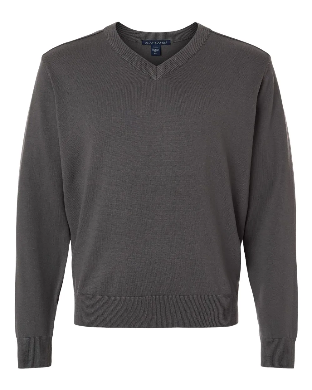 DG445 Devon & Jones Mens New Classics V-Neck Sweater