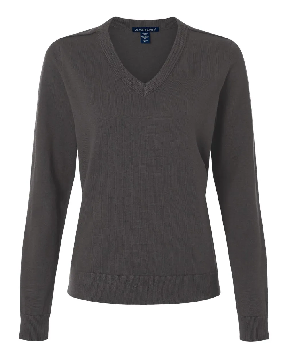 DG445W Devon & Jones Womens New Classics V-Neck Sweater