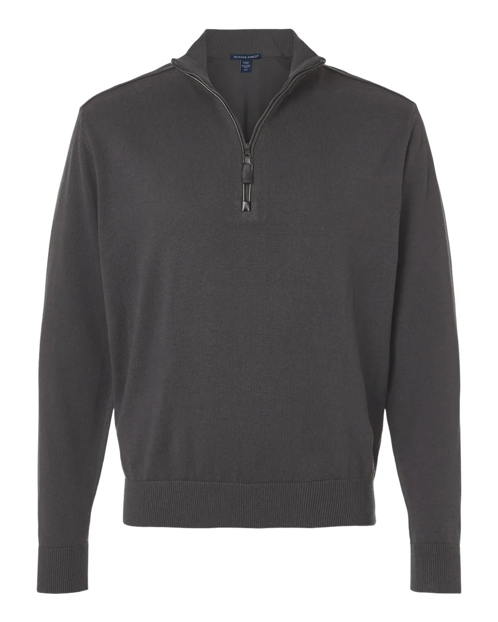 DG446 Devon & Jones Mens New Classics Quarter-Zip Sweater