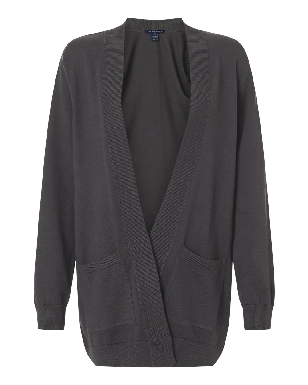 DG447W Devon & Jones Womens New Classics Open Cardigan Sweater