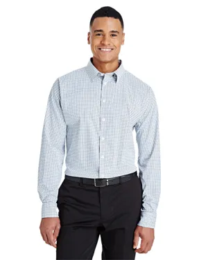 DG540 Devon & Jones CrownLux Performance Mens Micro Windowpane Shirt DG540 Devon & Jones CrownLux Performance Mens Micro Windowpane Shirt
