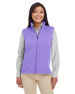 DG797W Devon & Jones Ladies Newbury Mélange Fleece Vest