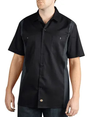WS508 Dickies Mens Two-Tone Short-Sleeve Work Shirt
