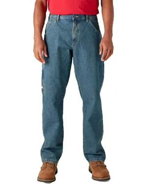 19294 Dickies Unisex Relaxed Fit Stonewashed Carpenter Denim Jean Pant 19294 Dickies Unisex Relaxed Fit Stonewashed Carpenter Denim Jean Pant