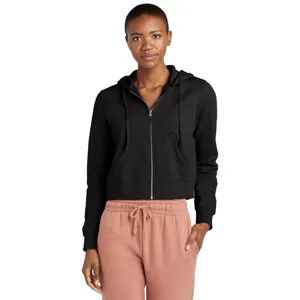 DT6103 District Womens V.I.T. Fleece Full-Zip Hoodie