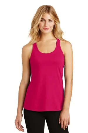 DM420 District Made Ladies 60/40 Gathered Racerback Tank.