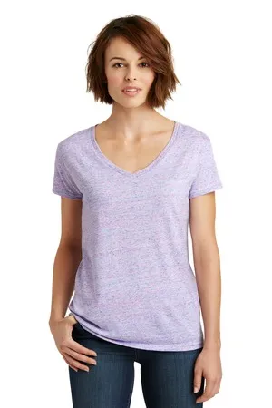 DM465 District Womens Cosmic V-Neck Tee.