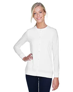 DP181W Devon & Jones Ladies Perfect Fit Ribbon Cardigan