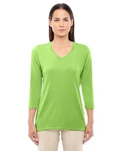 DP184W Devon & Jones Ladies Perfect Fit Bracelet-Length V-Neck Top