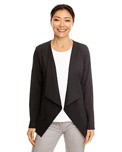 DP465W Devon & Jones Ladies Perfect Fit Draped Open Blazer