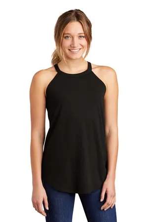 DT137L District Womens Perfect Tri Rocker Tank. DT137L District Womens Perfect Tri Rocker Tank.