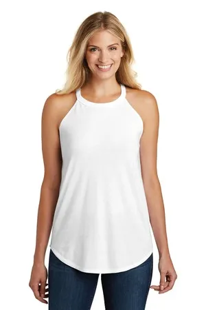 DT137L District Womens Perfect Tri Rocker Tank. DT137L District Womens Perfect Tri Rocker Tank.