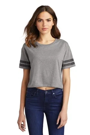 DT488 District Womens Scorecard Crop Tee