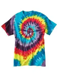 200MS Dyenomite Multi-Color Spiral Tie-Dyed T-Shirt