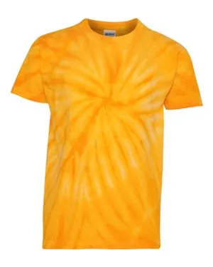 20BCY Dyenomite Youth Cyclone Vat-Dyed Pinwheel Short Sleeve T-Shirt