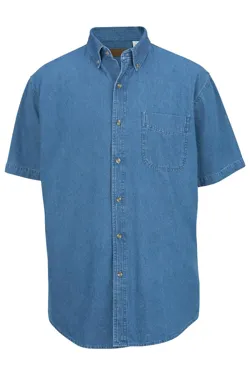 1013 Edwards DENIM MIDWEIGHT SHORT SLEEVE SHIRT