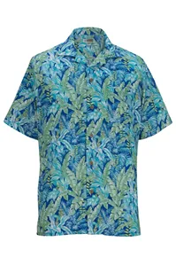 1032 Edwards TROPICAL LEAF CAMP SHIRT