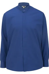 1396 Edwards MENS BANDED COLLAR SHIRT