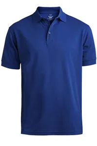 1500 Edwards Men's Blended Pique Short Sleeve Polo Shirt