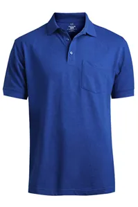 1505 Edwards BLENDED PIQUE SHORT SLEEVE POLO WITH POCKET