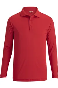 1527 Edwards MINI PIQUE SNAG PROOF LONG SLEEVE POLO