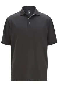 1586 Edwards FOOD SERVICE MESH POLO WITH SNAP FRONT